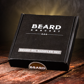 Beard sorcery sampler box closed