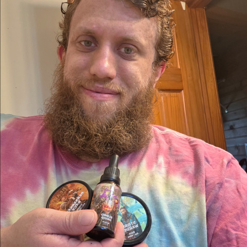 Even with mix n' matching these three scents the GF still can't stop sniffing my beard!