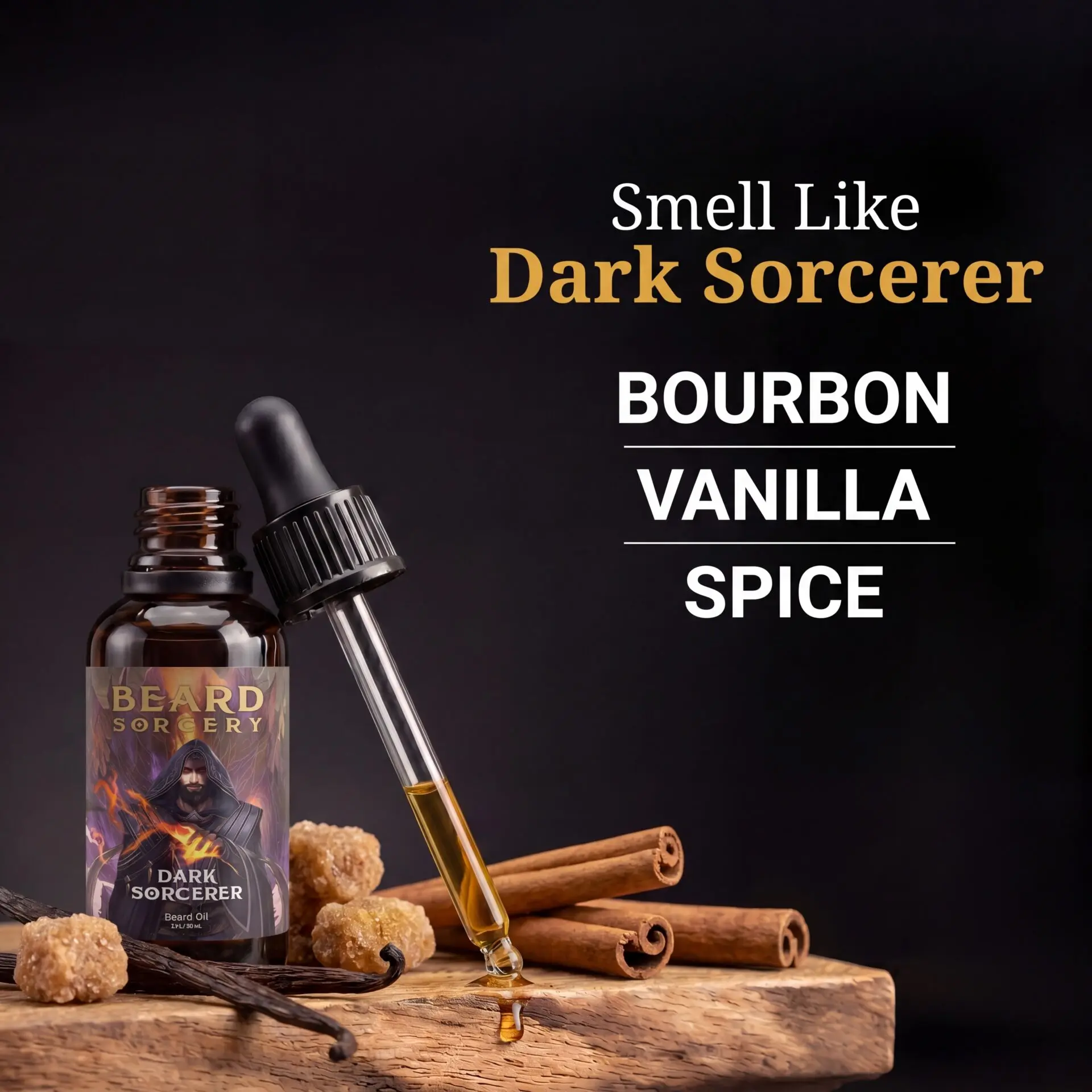 Dark Sorcerer Beard Oil 2 enlarged