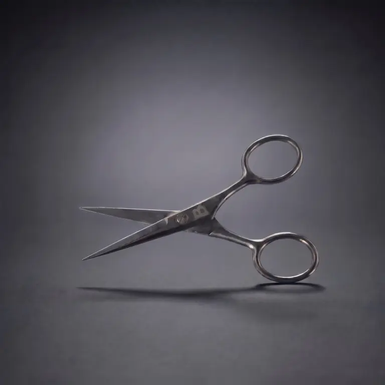 Mustache Trimming Scissors