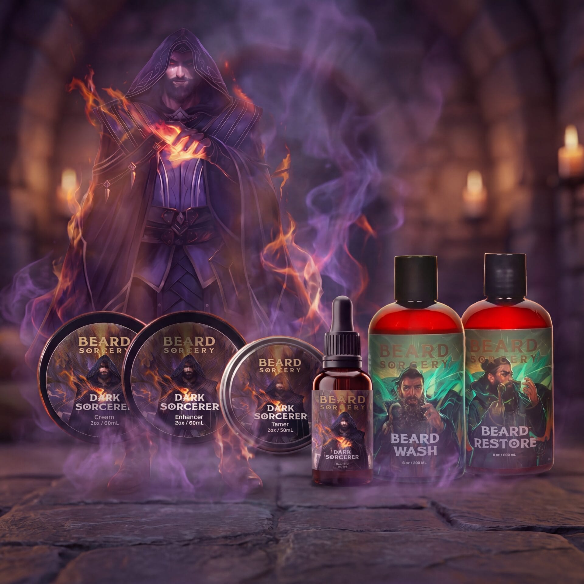 Dark Sorcerer Beard Disciple Kit 1 enlarged