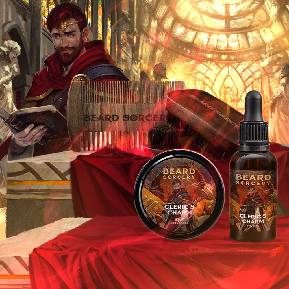 Cleric's Charm Beard Apprentice Kit with Tools