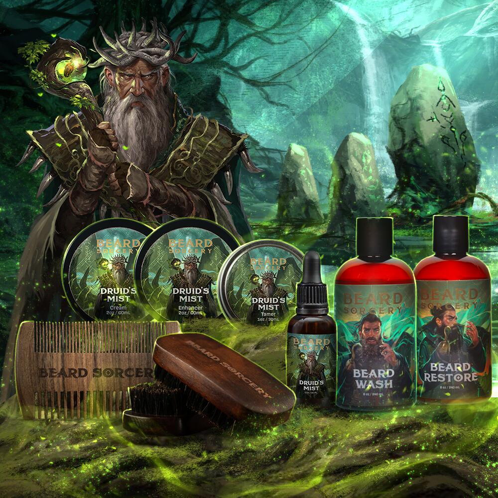 Druid's Mist Beard Disciple Kit with Tools