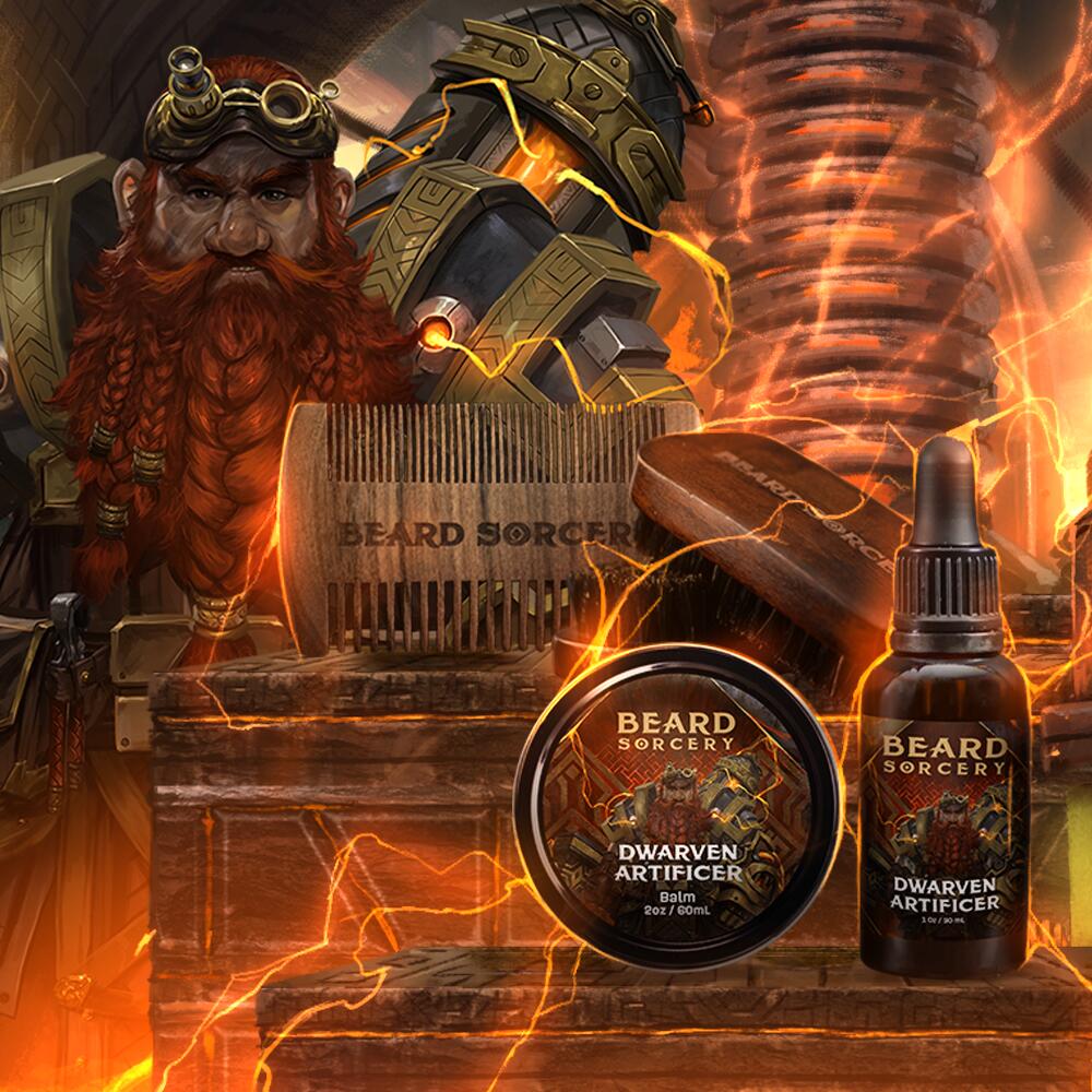 Dwarven Artificer Beard Apprentice Kit with Tools