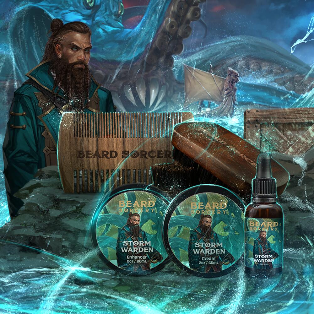 Storm Warden Beard Journeyman Kit with Tools