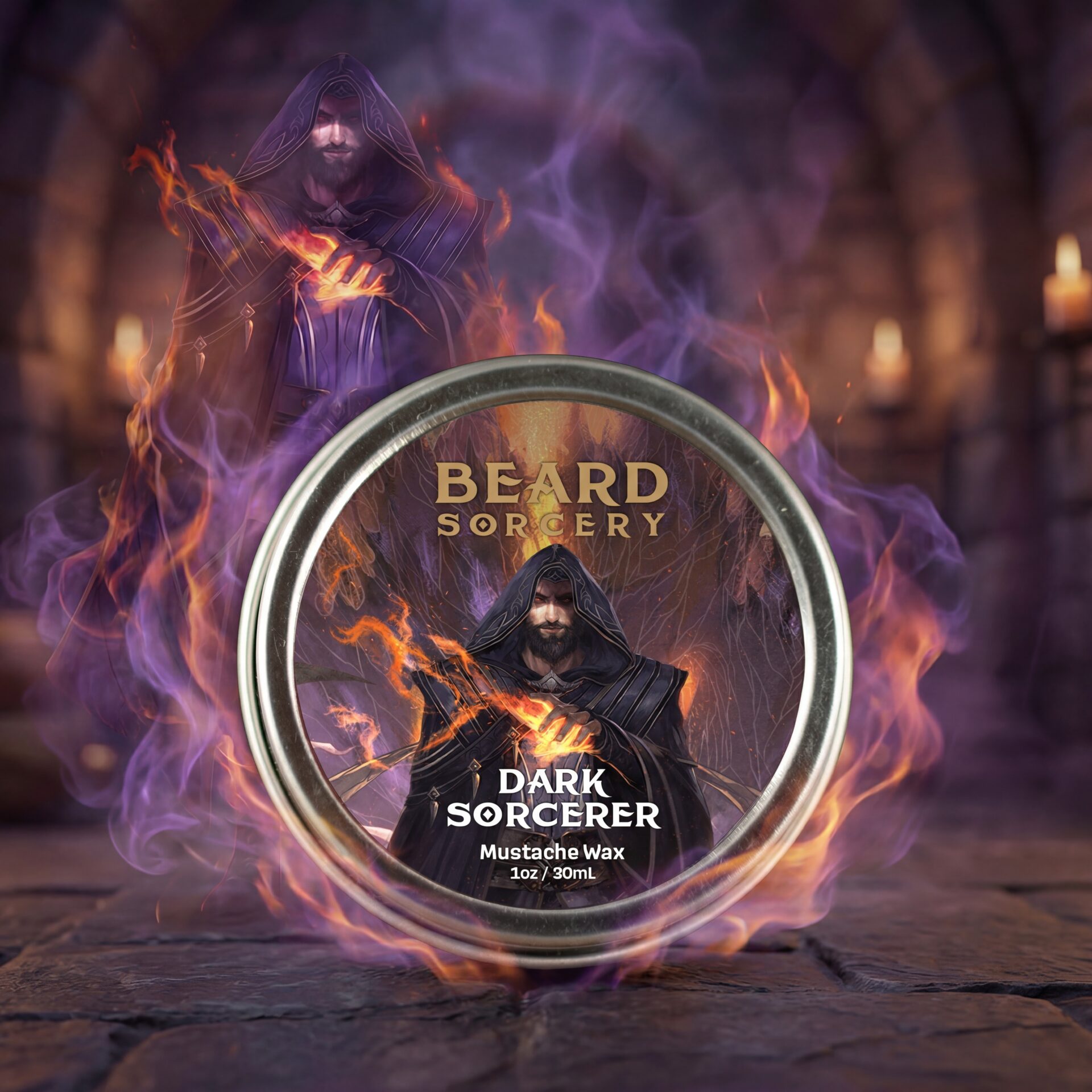 Dark Sorcerer Mustache Wax
