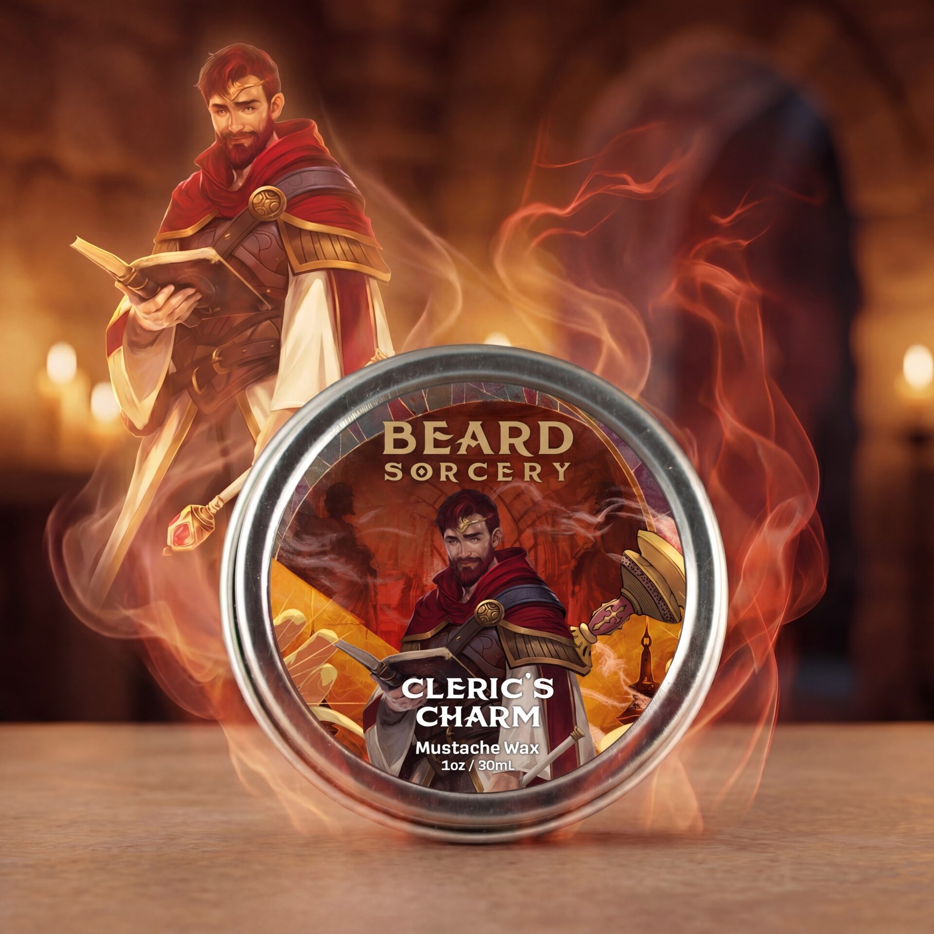 Cleric's Charm Mustache Wax
