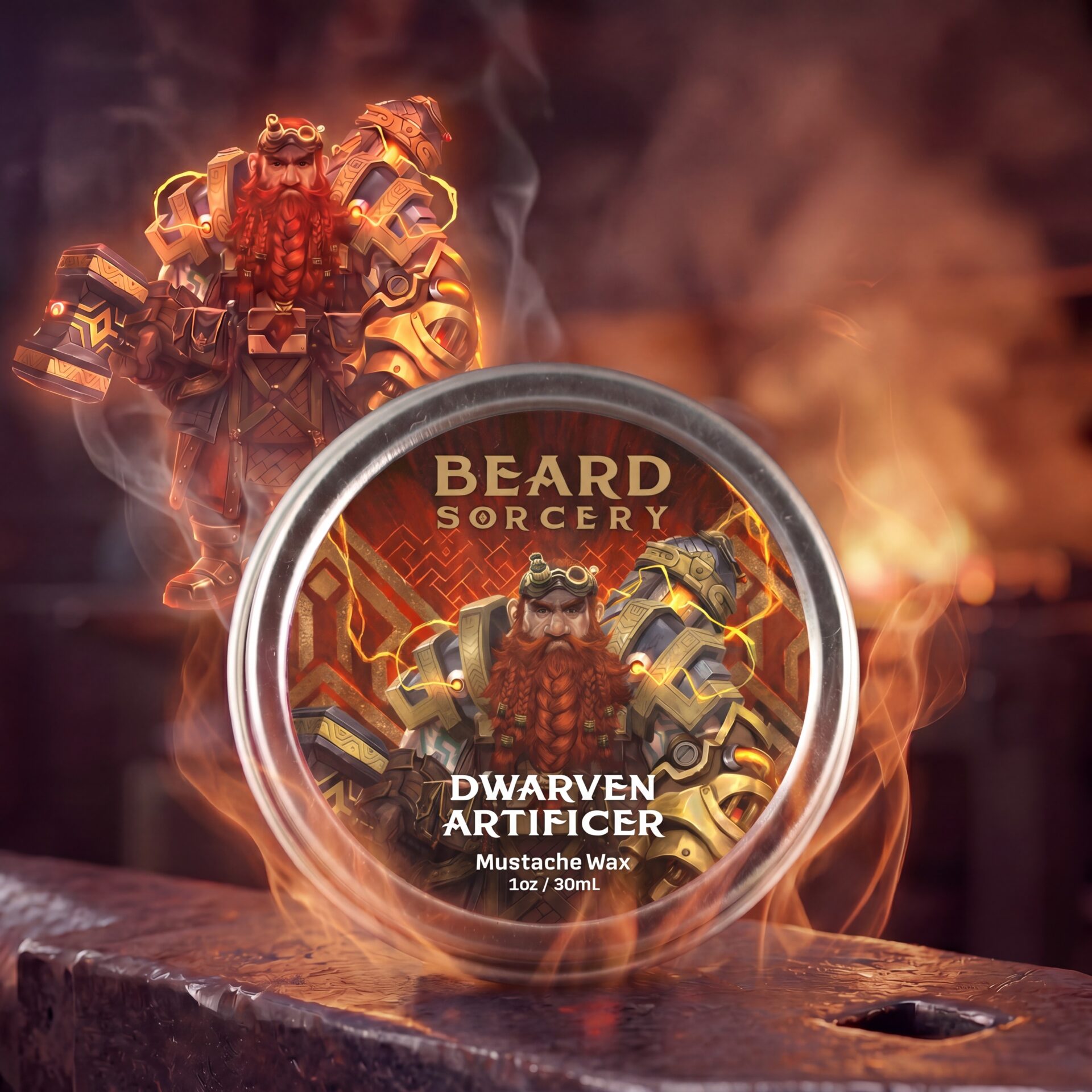 Dwarven Artificer Mustache Wax