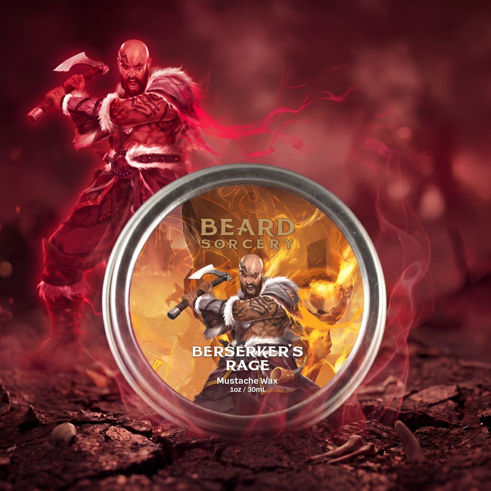 Berserker's Rage Mustache Wax
